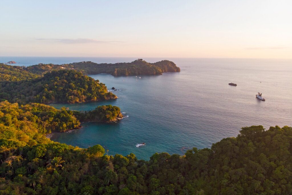 Aerial of Costa Rican Paradise